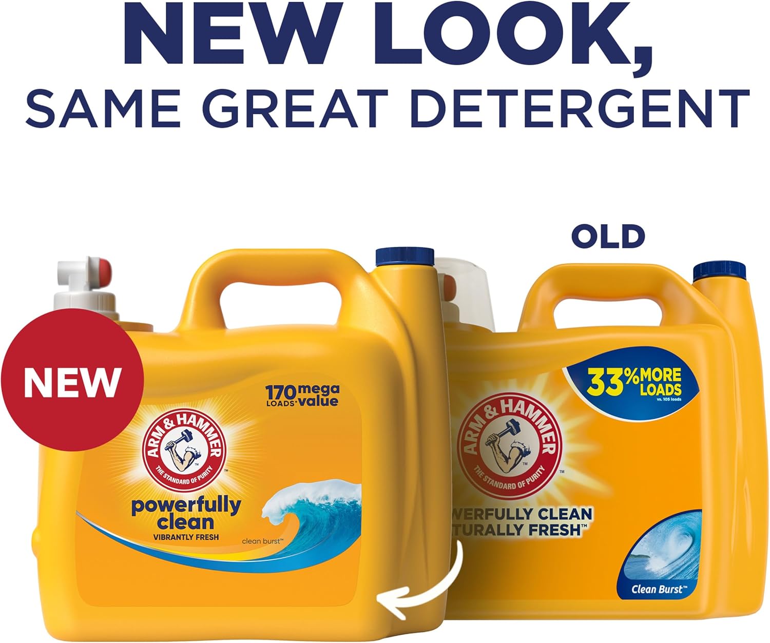 ARM & HAMMER Liquid Laundry Detergent, Clean Burst Fresh, 170 fl oz, 170 Loads - Image 3